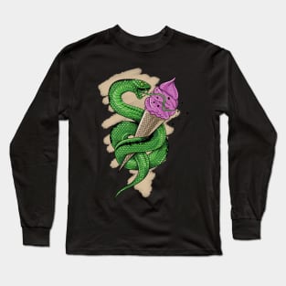 snake cream Long Sleeve T-Shirt